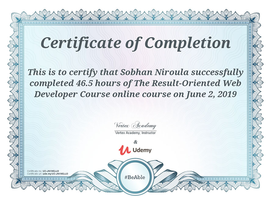 Result-oriented course